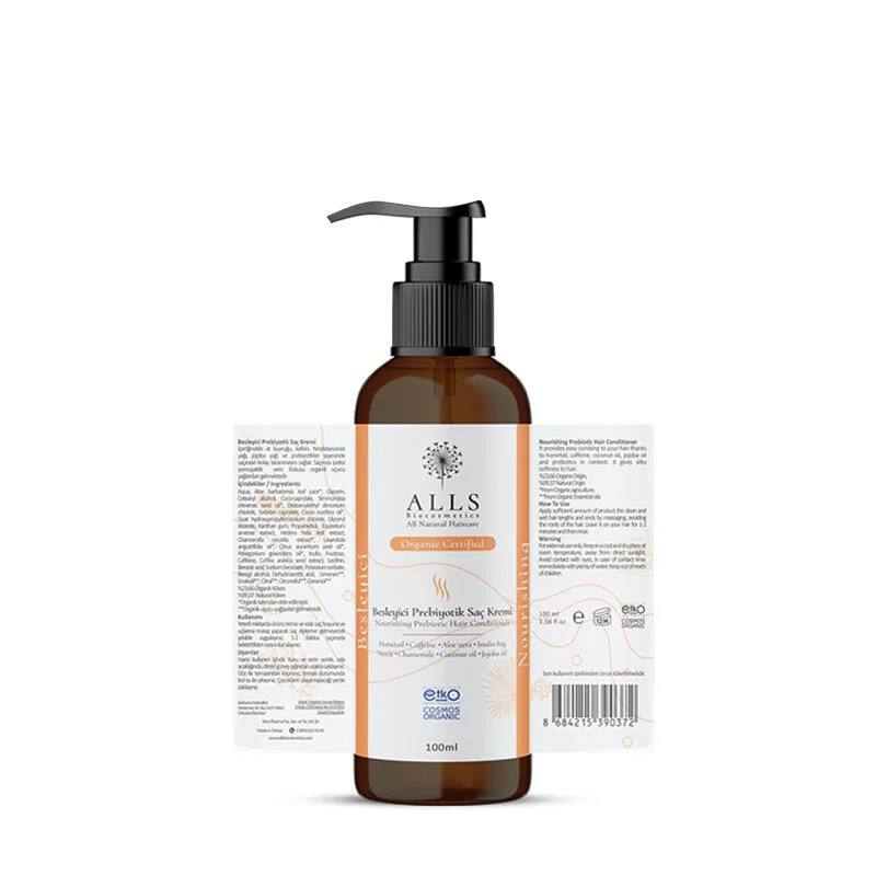 بلسم الشعر المغذي العضوي بروبيوتيك 100 مل من أولز بيوكوزمتيكس Alls Biocosmetics