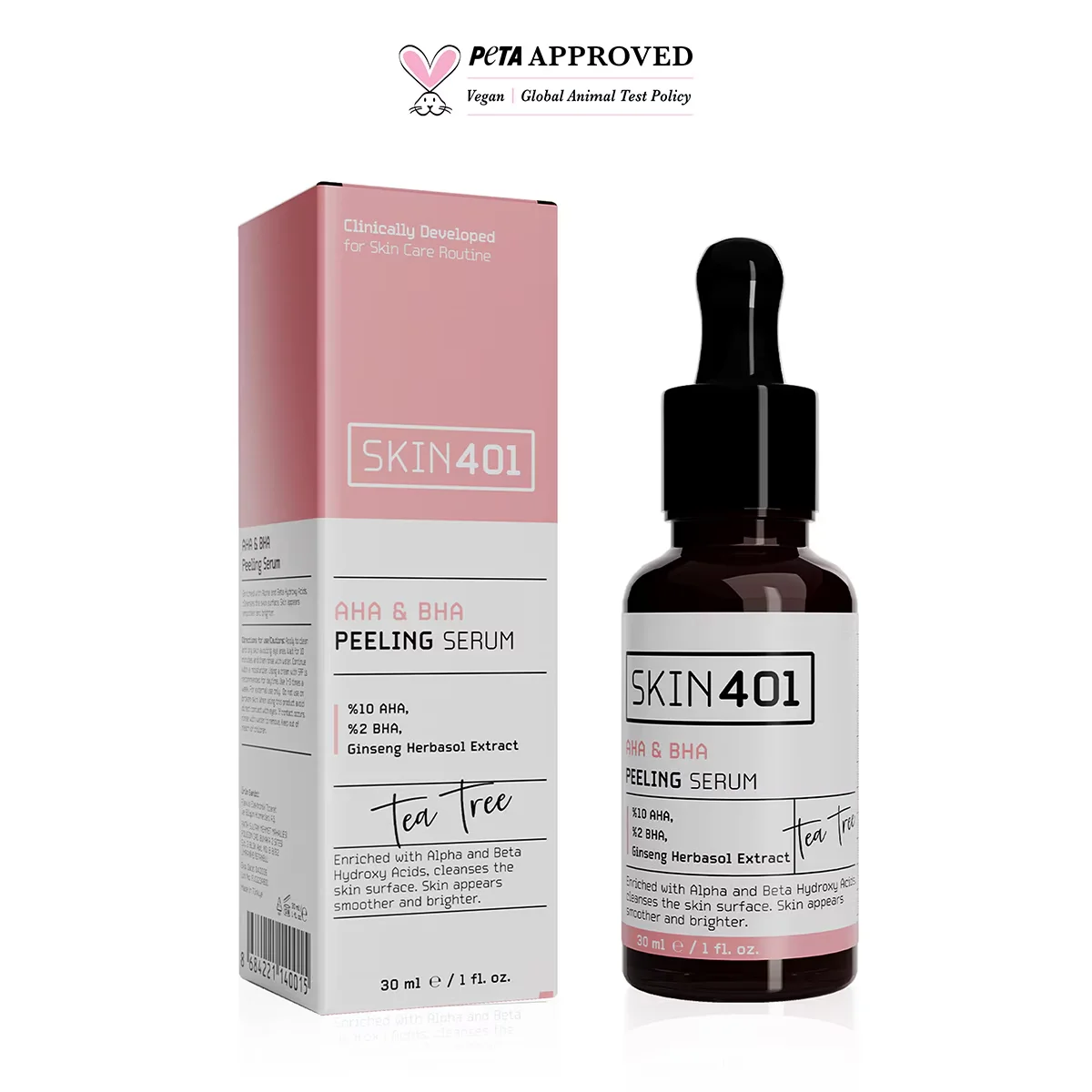 Сыворотка-пилинг Skin401 AHA и BHA 30 мл
