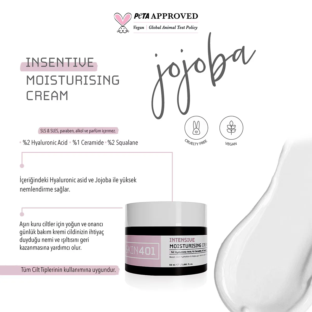 Интенсивный увлажняющий крем Skin401 50 мл