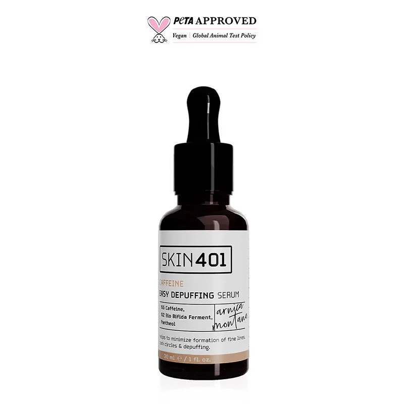 Сыворотка для уменьшения отечности Skin401 с кофеином 30 мл