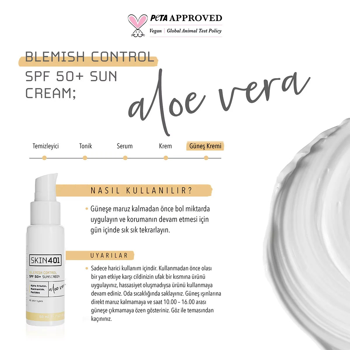 Skin401 blemish Control Spf+50 sunscreen 50 ml