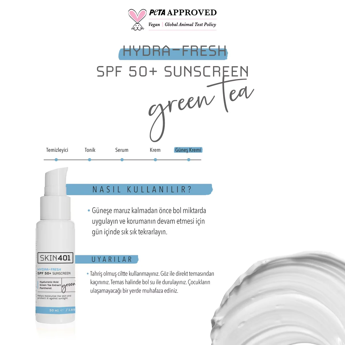 Солнцезащитный крем увлажняющий Skin401 SPF 50 50 мл