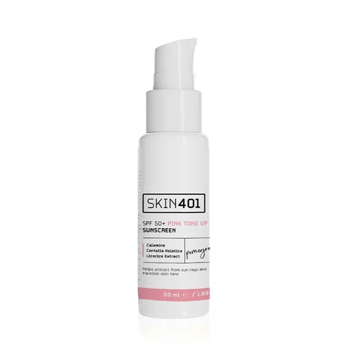 Солнцезащитный крем Skin401 SPF 50 с розовым оттенком 50 мл