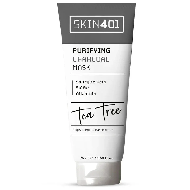 Skin401 Reinigende Aktivkohle-Gesichtsmaske - 75ml