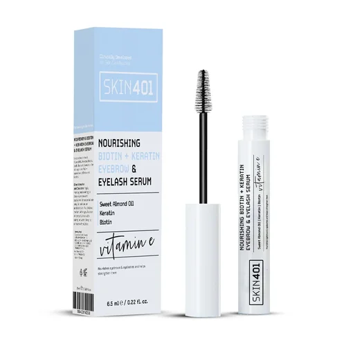 Skin401 nourishing Biotin + Keratin Eyebrow And Eyelash Serum 6.5 ml