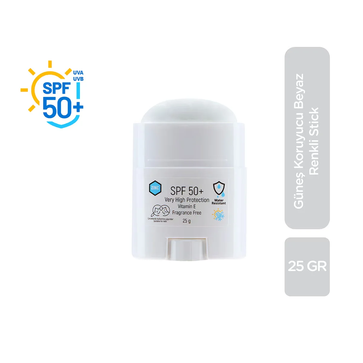 Färbender Sonnenschutzstick SPF 50 mit Zink und Vitamin E von Bilge Öztürk