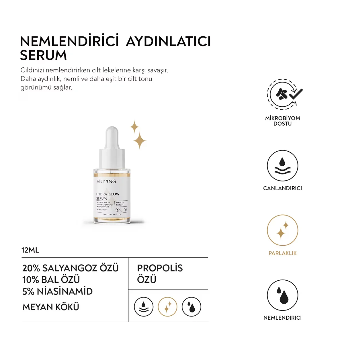 Anyong Hydra Glow Aufhellendes Feuchtigkeitsset