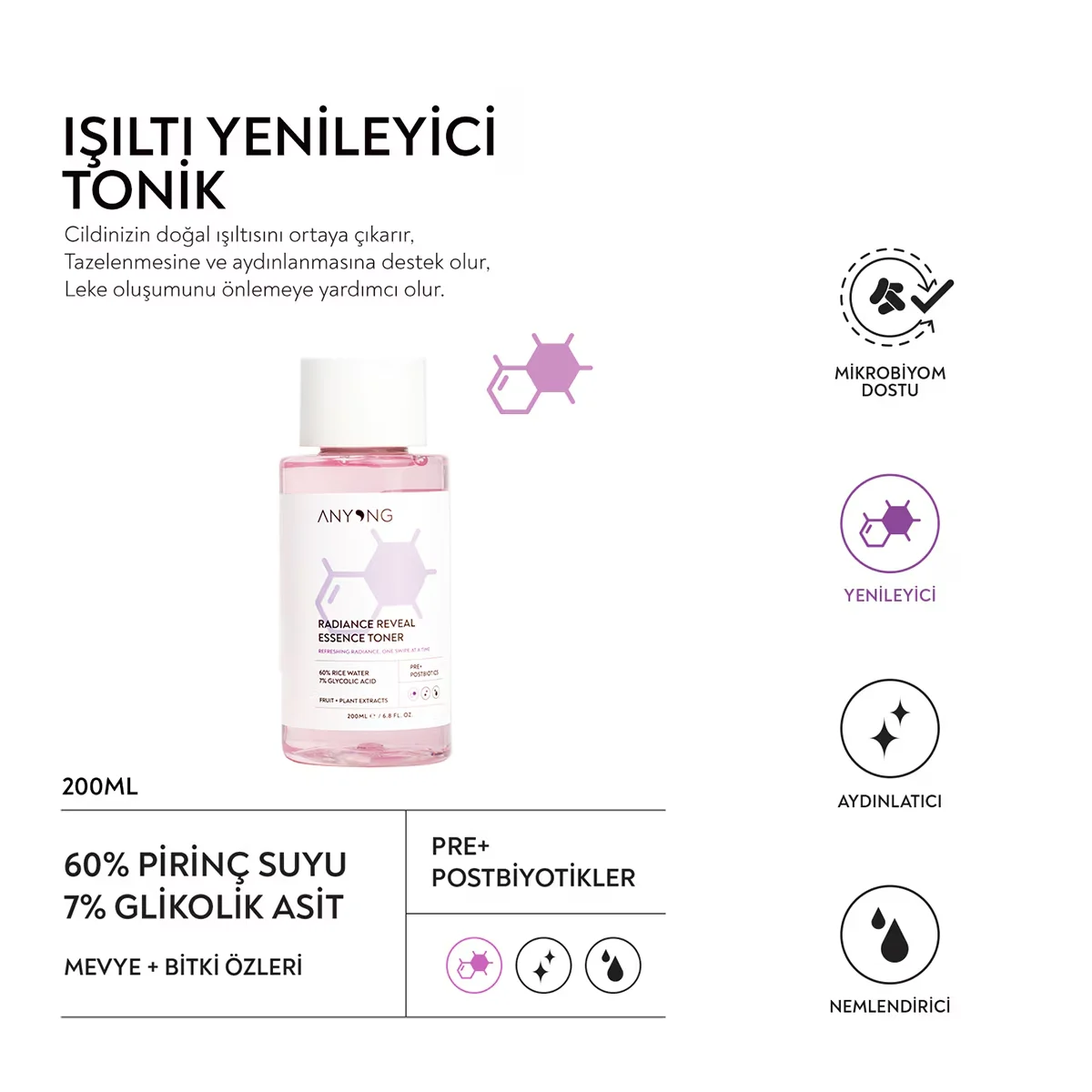 Anyong Tonic Radience Reveal Essence 200 ml