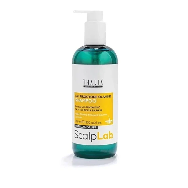 Thalia Natural Beauty Hair Care Shampoo Piroctone Olamine Helps Prevent Dandruff 400 ml