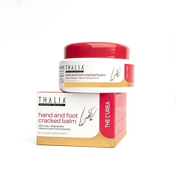 Thalia Natural Beauty Repairing Hand & Foot Crack Balm 100 ml with 10% Urea & Shea Butter