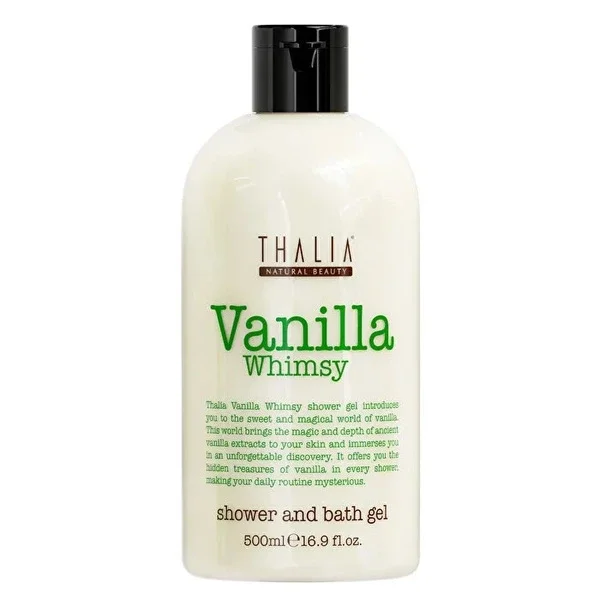 Thalia Natural Beauty Shower Gel Vanilla Scented Moisturizer 500 ml