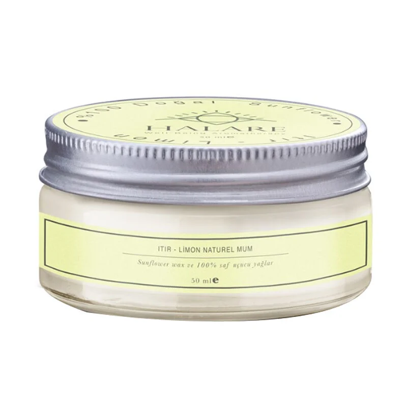 Halare Aromatherapy Thyme & Lemon Candle - 50ml Scented Bliss