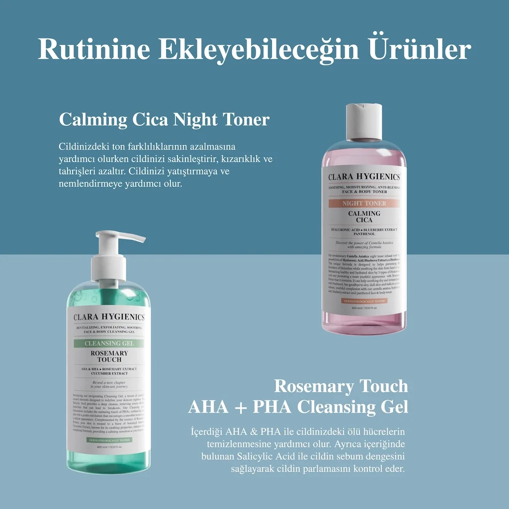 Тонер для лица и тела с ниацинамидом Clara Hygienics 400 мл
