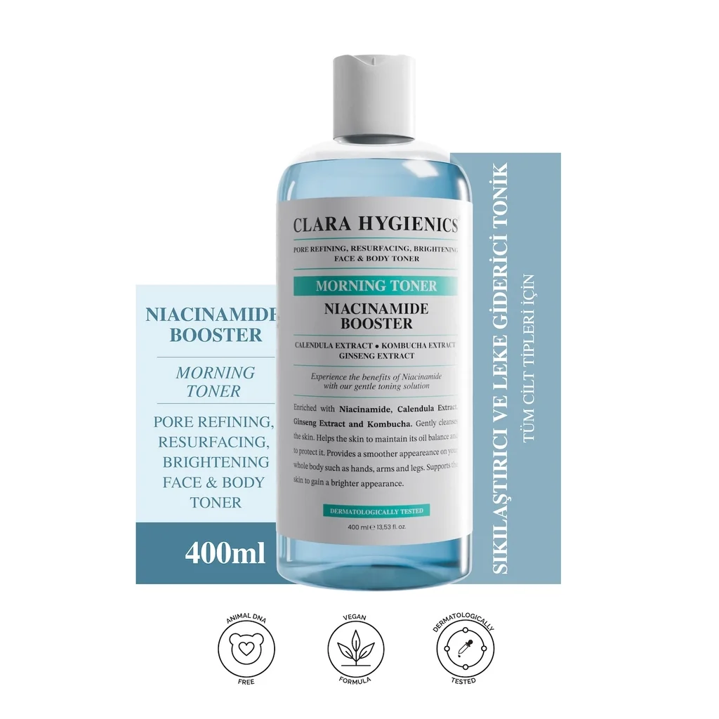 Clara Hygienics Niacinamide Booster Firming Face And Body Toner 400 ml