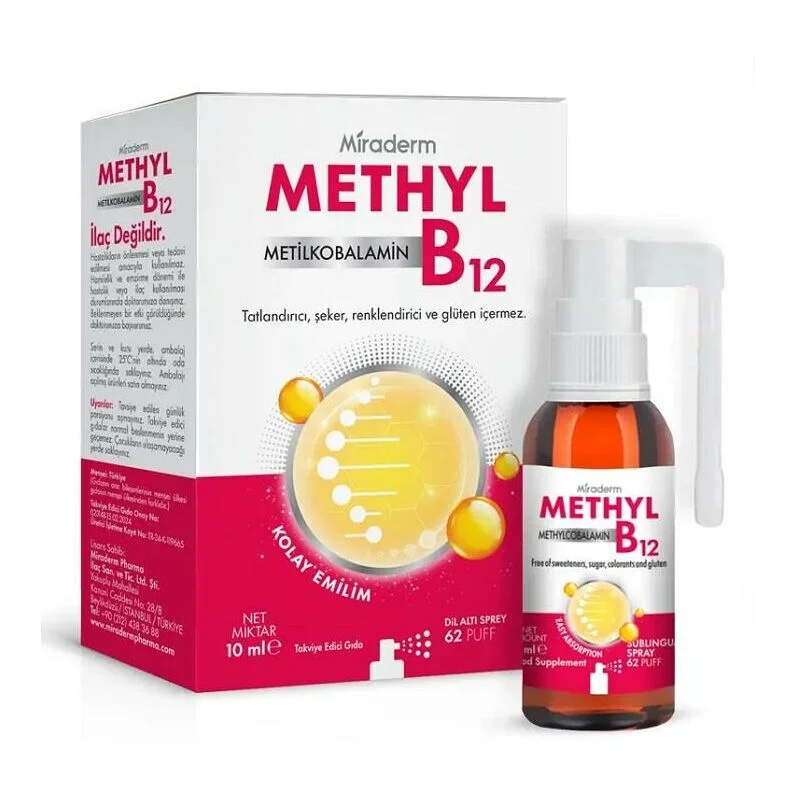 Miraderm Methylcobalamin B12 food Supplement 10 ml