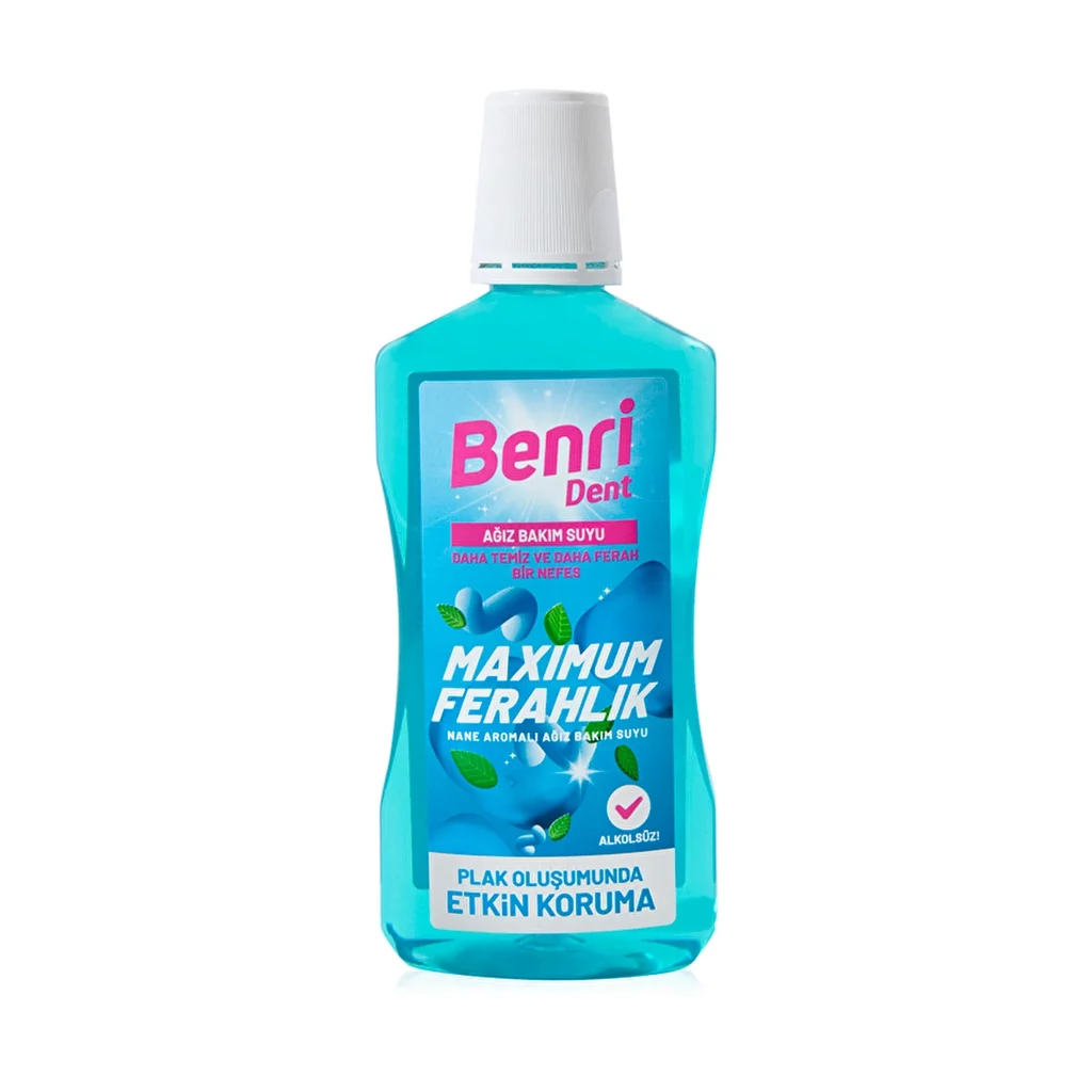 Benri Dent Mouthwash 500ml - Chlorhexidine &amp; Fresh Breath