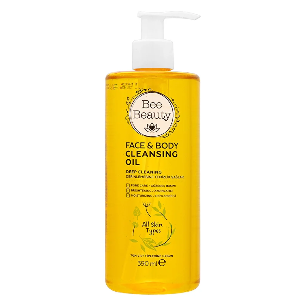 Bee Beauty زيت بي بيوتي لتنظيف الوجه والجسم 390 مل