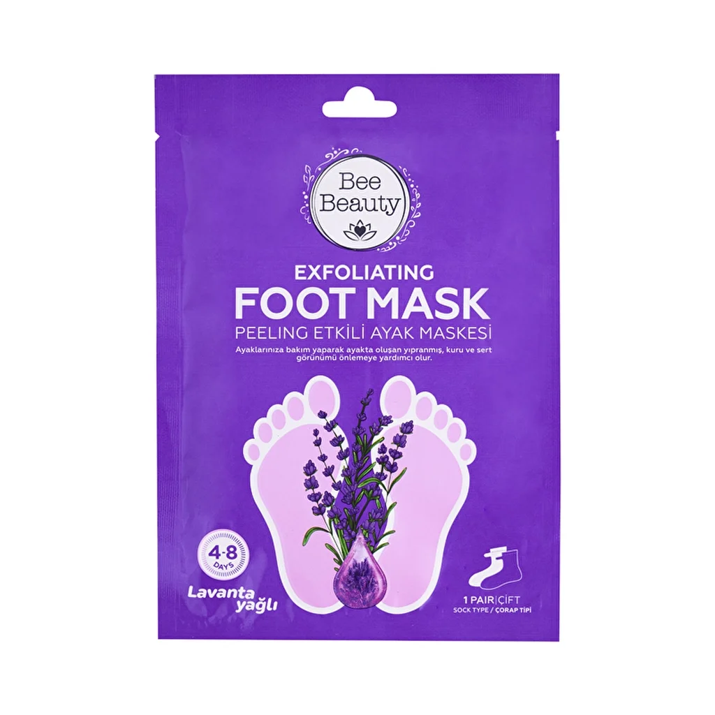 Bienen Schönheit Lavendelöl Peeling Fußmaske