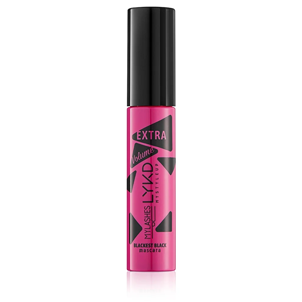 Lykd Extra Volume Blackest Black Mascara - Intense Black Mascara With Extra Volume