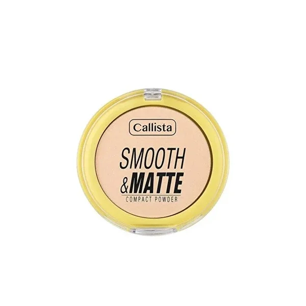 Callista Smooth Matte Compact Powder Matte Appearance Powder 51 Soft Sand 1 pcs