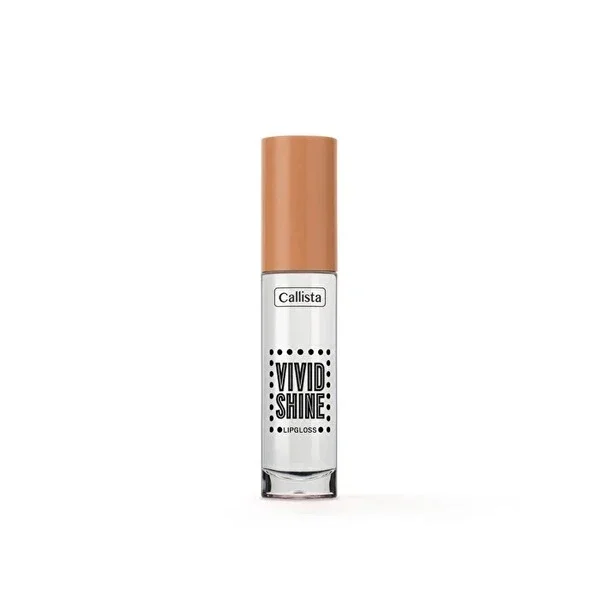 Callista Vivid Shine Lipgloss Moisturizing Lip Gloss 100 Crystal Clear Transparent 1 pcs