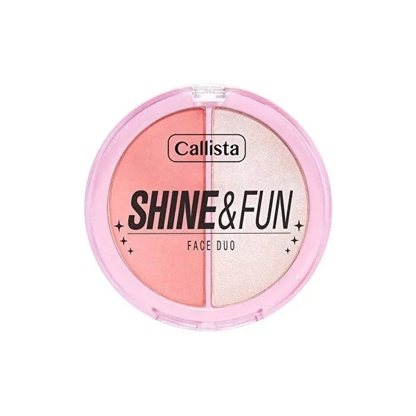 Callista Shine & Fun Face Duo Blush & Highlighter Palette 110 Party Gang 1 pcs