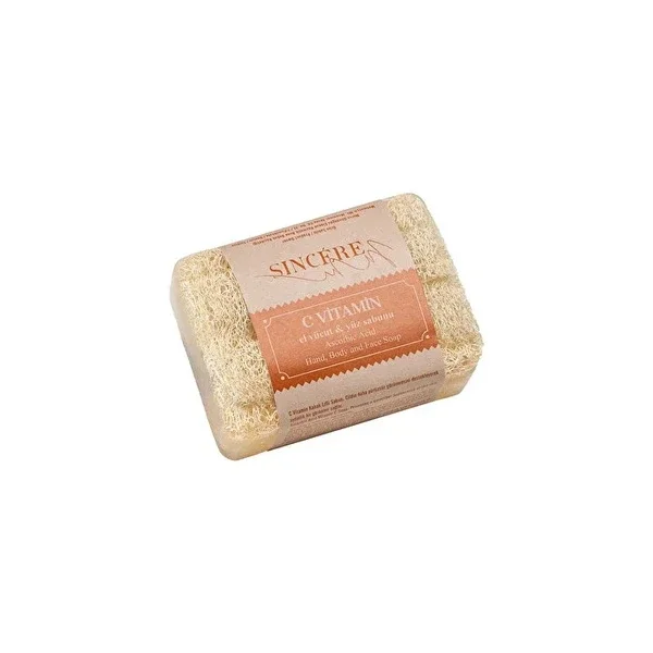 Sincere Pumpkin Fiber Soap Vitamin C 120 gr