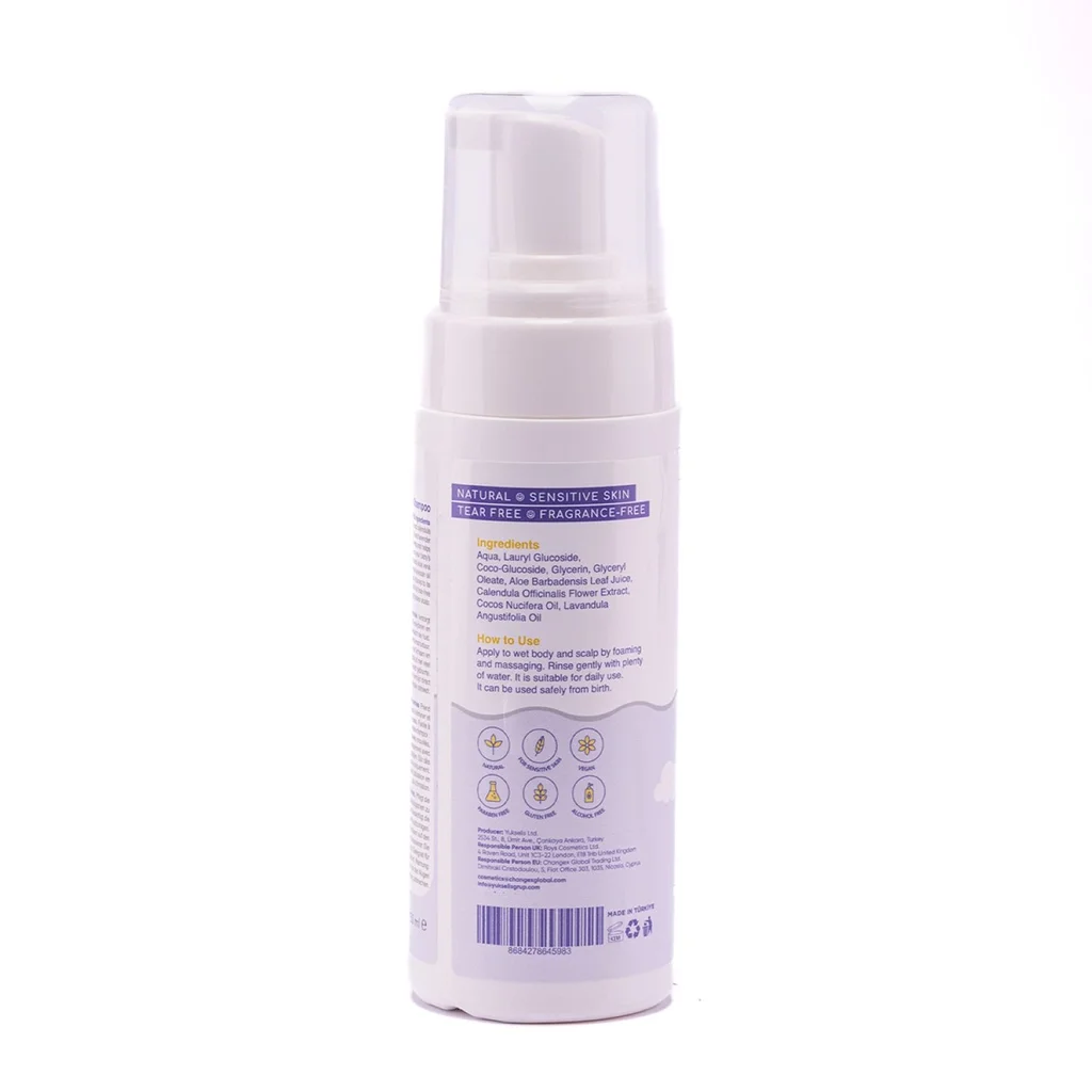Babyton Bio-Schaumshampoo für Neugeborene - 150 ml