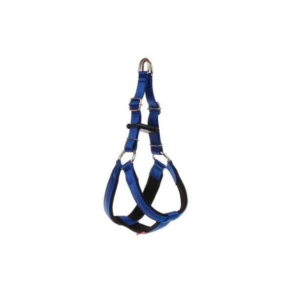 Doca Blue Woven Fabric Soft Chest Harness for XS Dogs