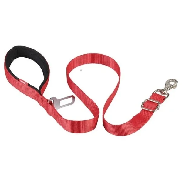 Doca Red Woven Safety Belt for Travel - 2.5 x 80-120 cm