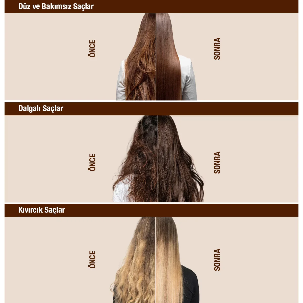 Yoon Brazilian Blow Dry Hair Straightening &amp; Keratin Botox Strengthening And Nourishing Home Keratin Care Set (3 x 100 ml)