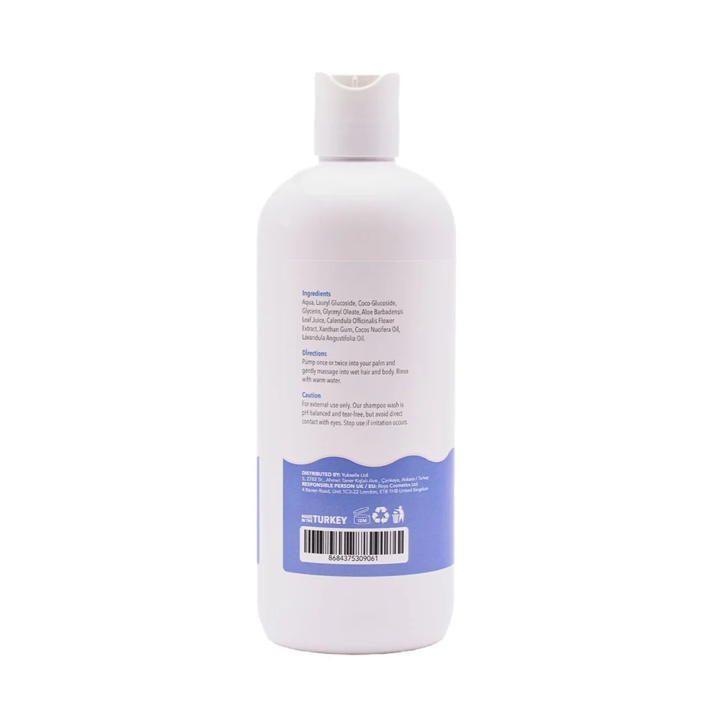 Babyton Natürliches Nicht-Irritierendes Shampoo für Babys und Kinder 400ml