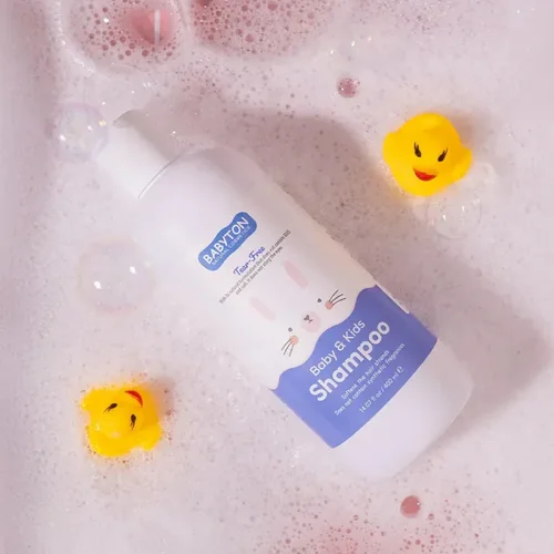 Babyton Natürliches Nicht-Irritierendes Shampoo für Babys und Kinder 400ml