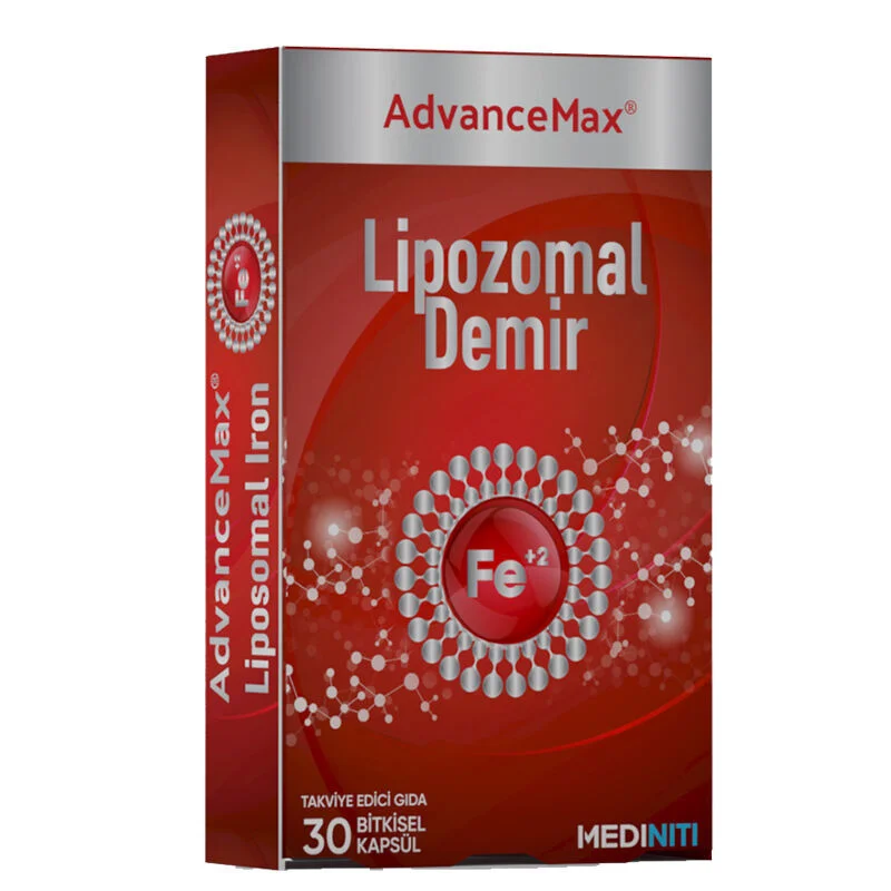 Mediniti Advancemax Liposomal Iron 30 herbal Capsules