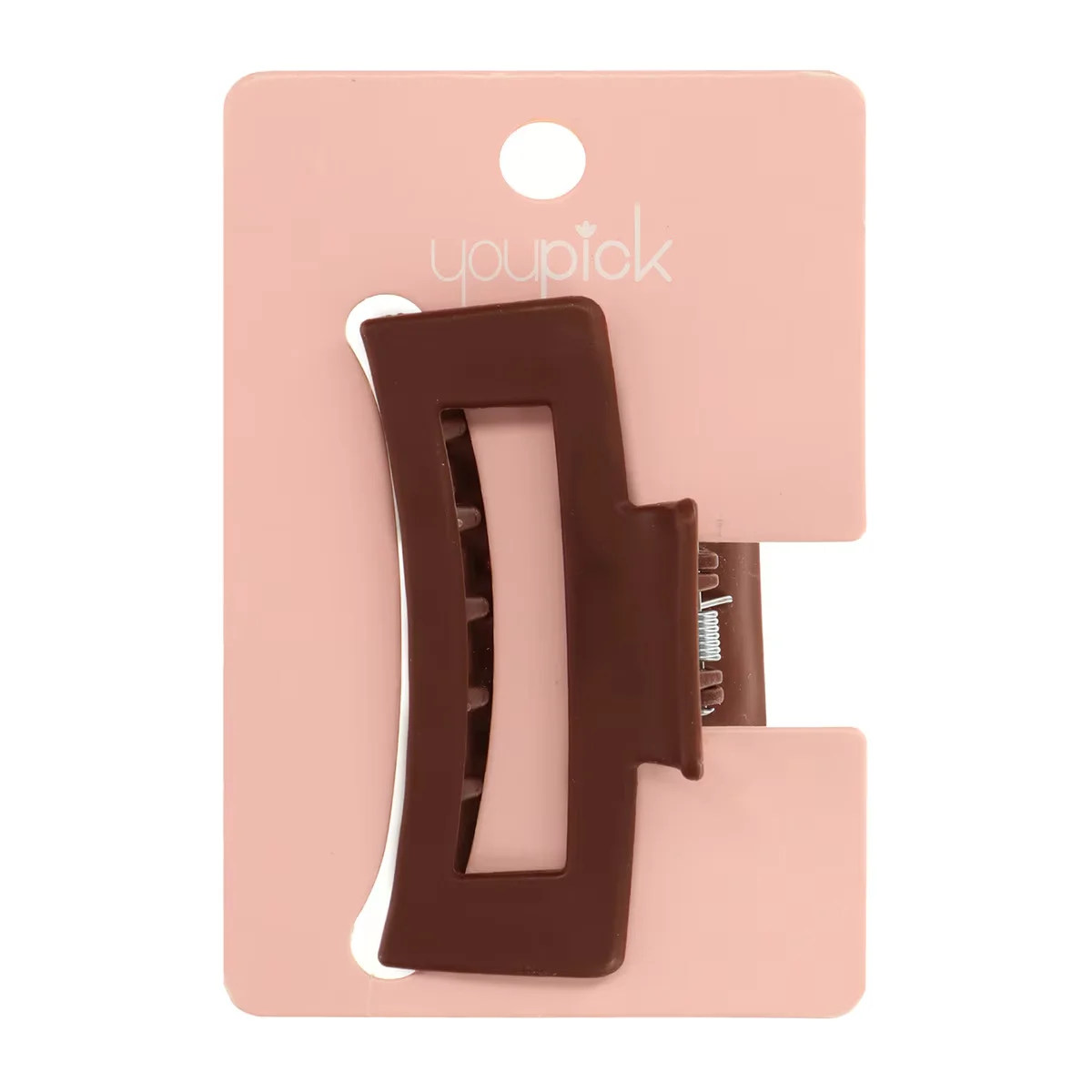 Youpick Latch Buckle Rectangle Brown
