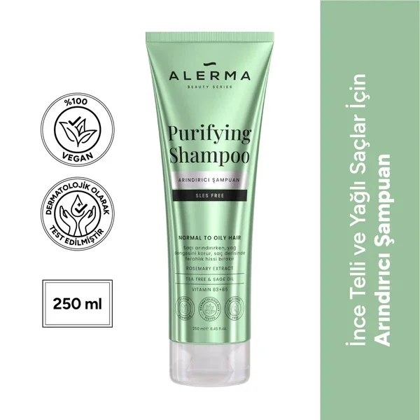 Alerma Sulfate-Free Purifying Shampoo 250ml - For Oily Hair