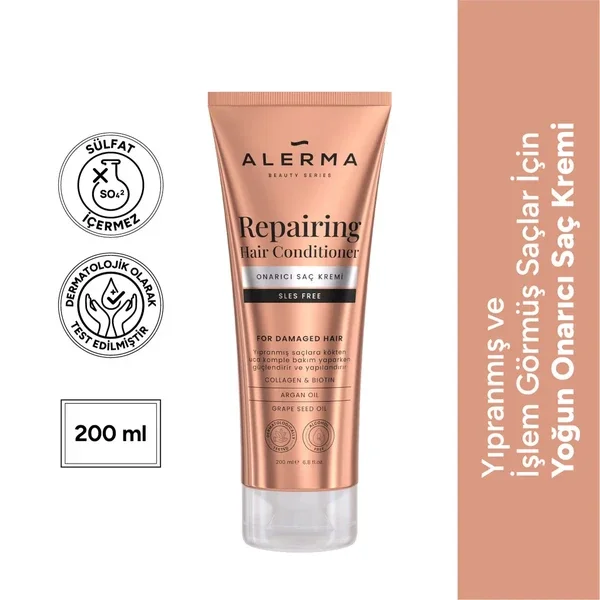 Alerma Intensive Repair Conditioner 200ml - Sulfate-Free, Nourishing