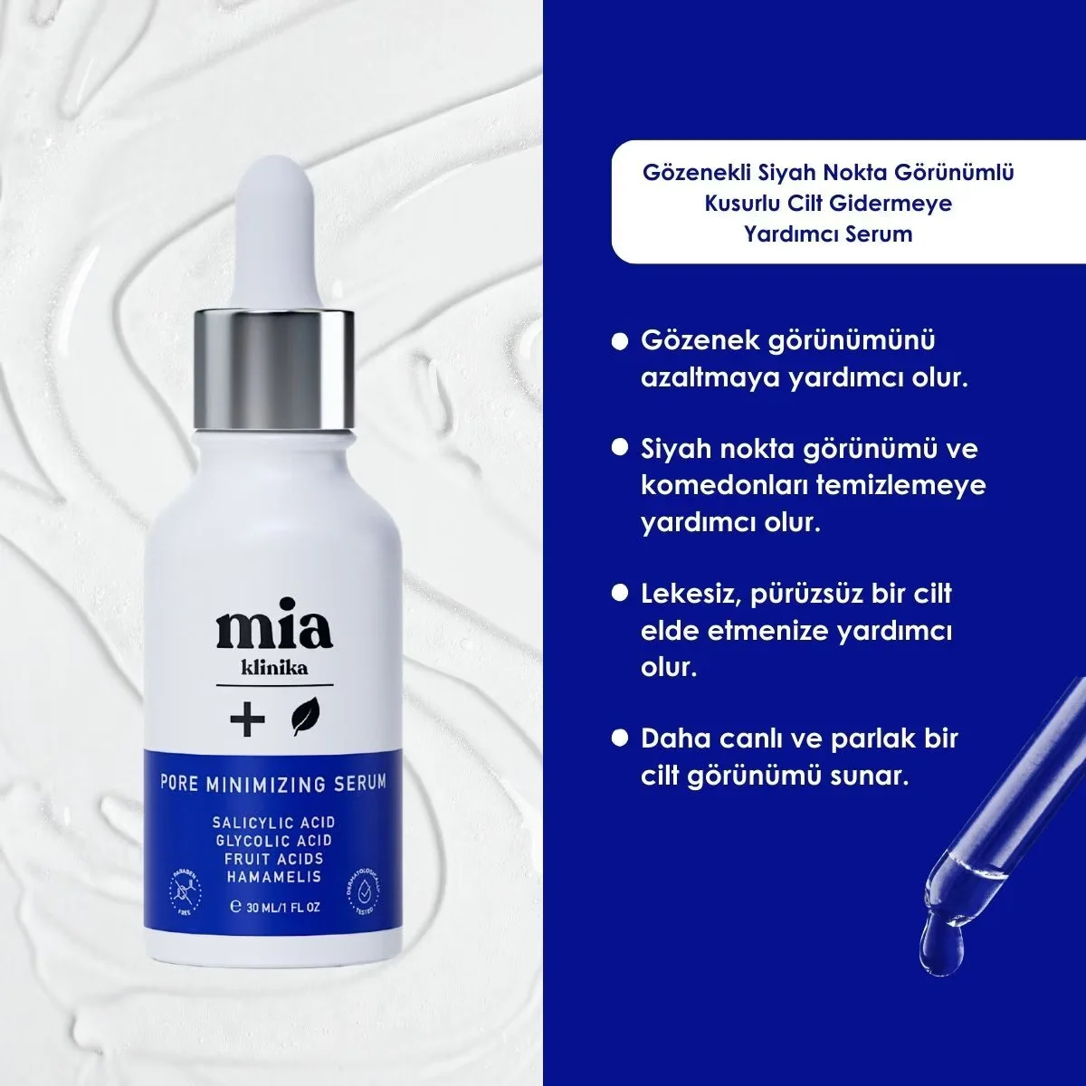 Mia Klinika Pore Blackhead Acne Removal Helping Serum 30 ml