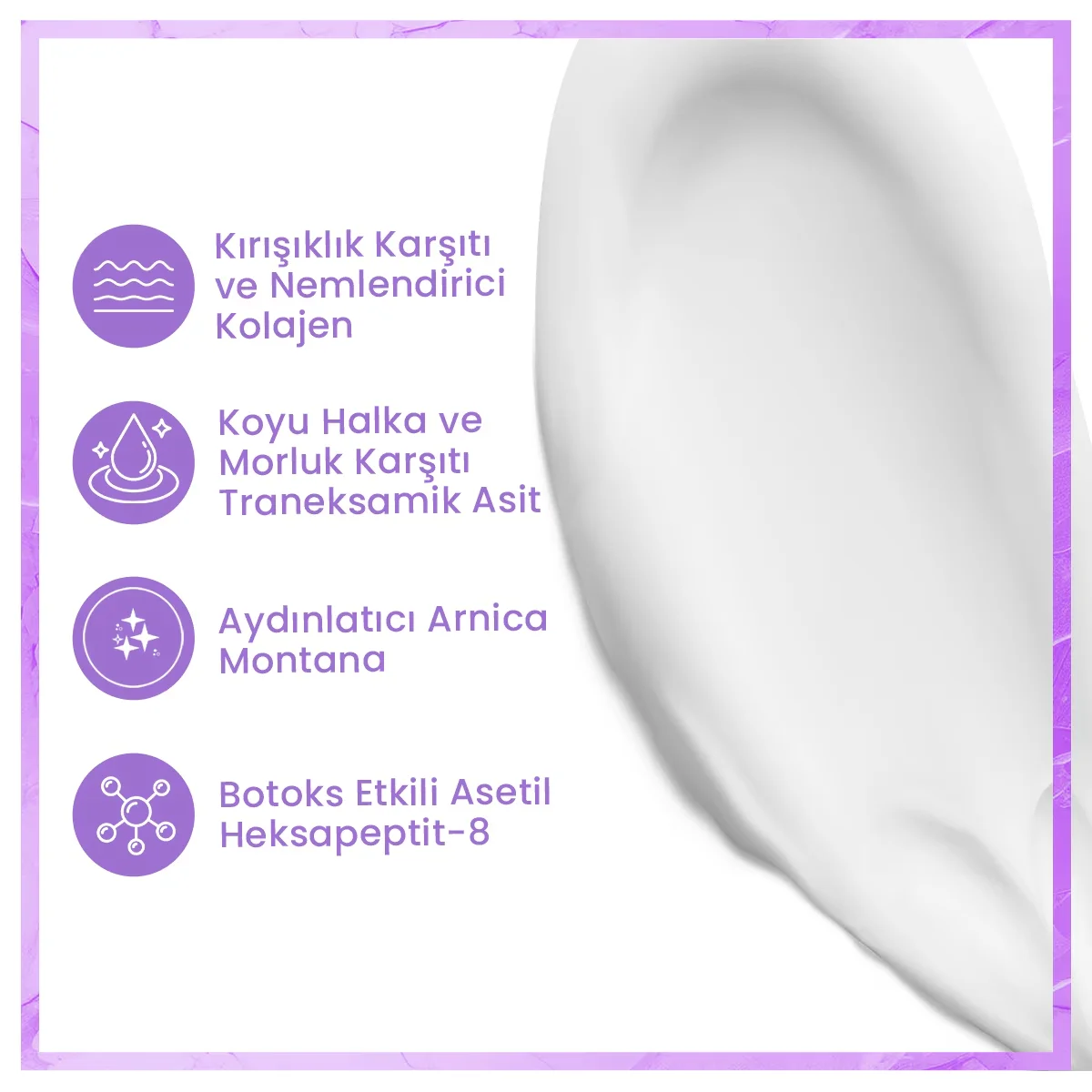 Mia Klinika Kollagen Augencreme - Anti-Aging &amp; Linderung von dunklen Augenringen