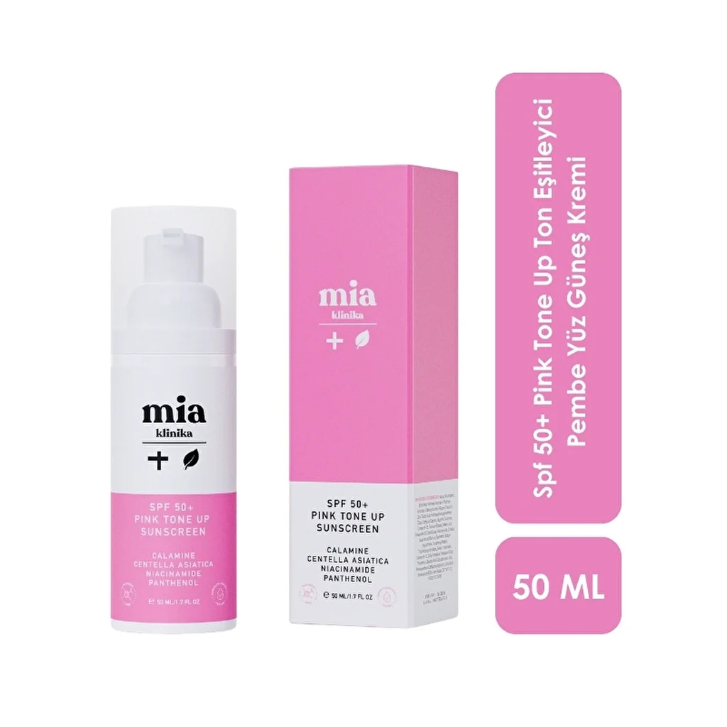Mia Klinika SPF 50+ Pink Tone Up Sonnencreme