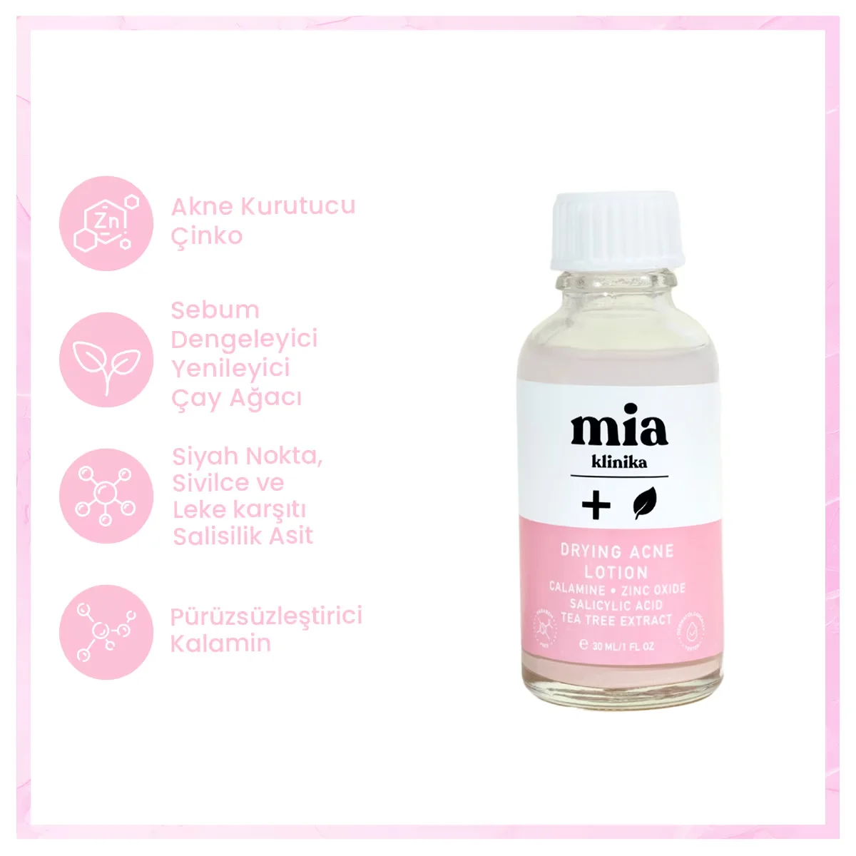 Mia Klinika Akne Trockenlotion 30ml