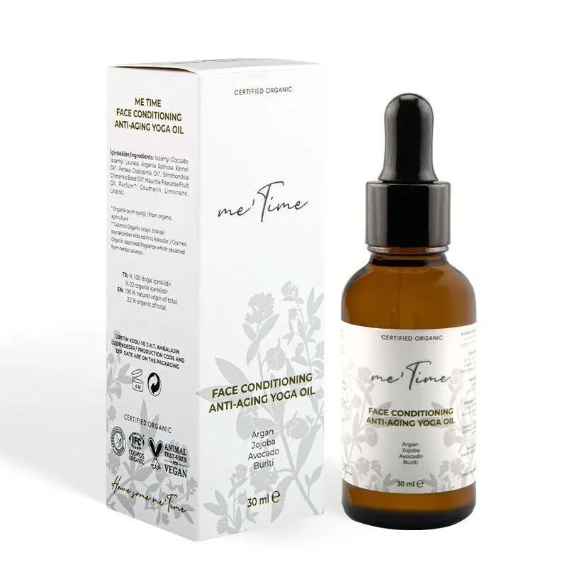 Me Time Organic Anti-aging Face Yoga Massage Oil 30 ml