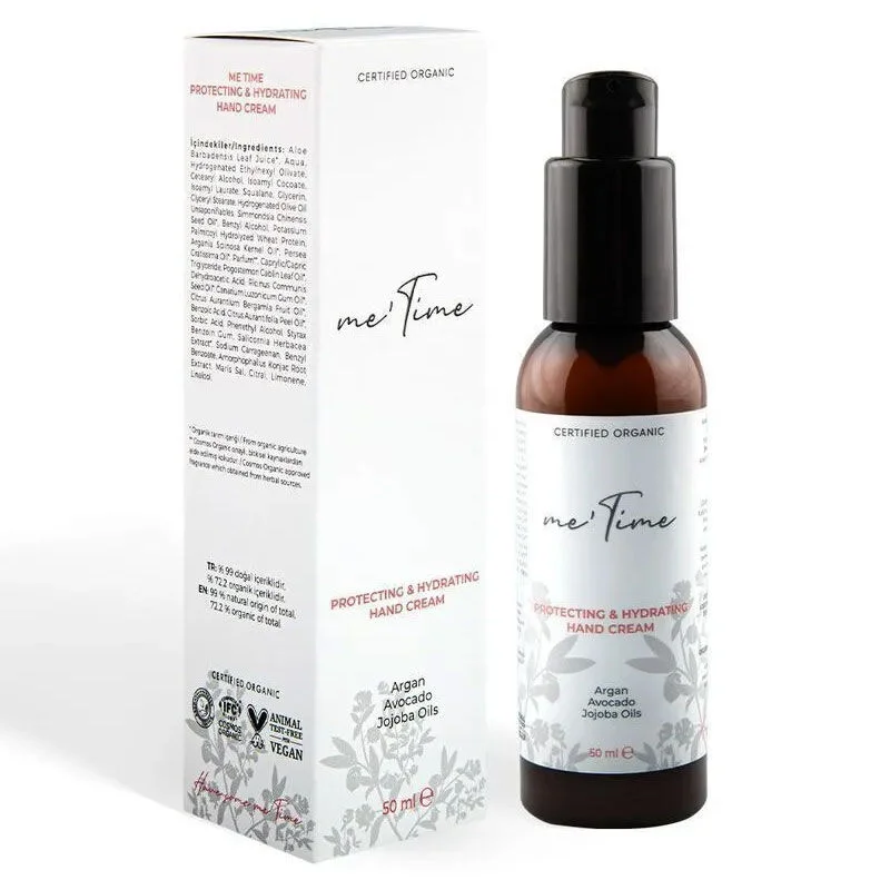 Me Time Organic Protective And Moisturizing Hand Cream 50 ml