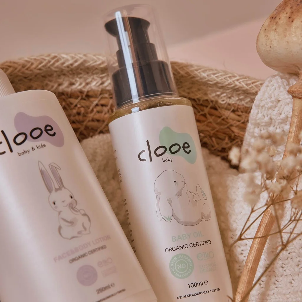 Clooe Bio Babyöl mit Olive und Mandel, 100ml