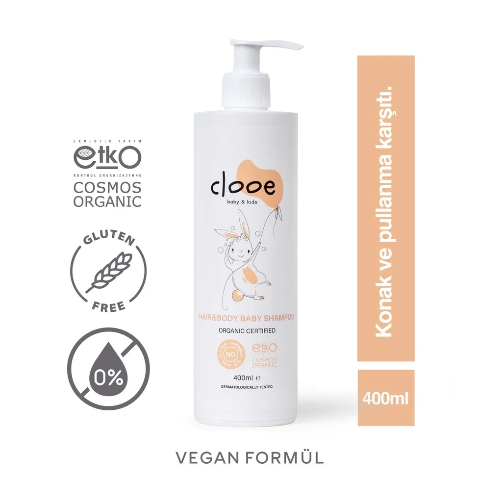 Clooe Baby Shampoo Organic 400 ml