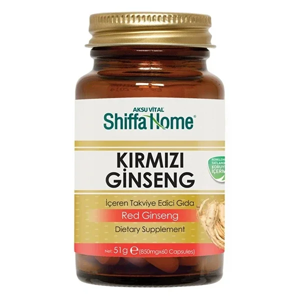 Shiffa Home Red Ginseng Food Supplement 60 capsules 850 mg