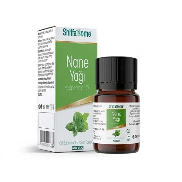Shiffa Home Peppermint Essential Oil 5ml - Refreshing & Healing