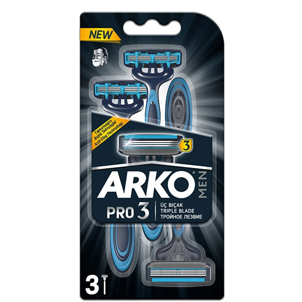 Arko Men Pro 3 triple Blade 3 pcs