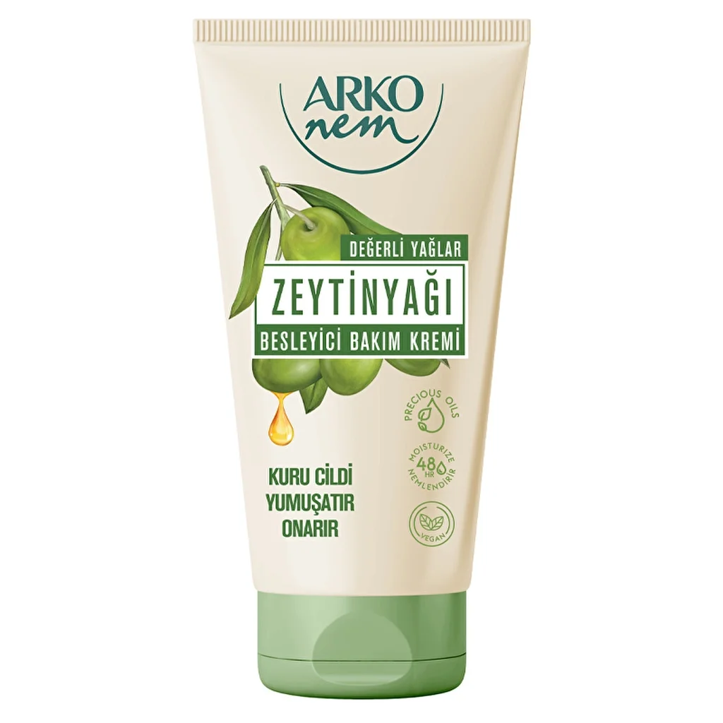 Arko Nem Olive Oil Hand &amp; Body Cream 60ml - Moisturizing Care