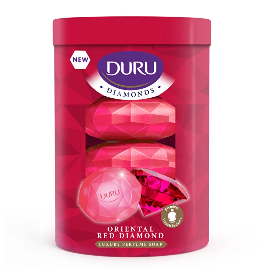 Duru صابون دورو الصلب سلسلة الماس الأحمر 360 غرام